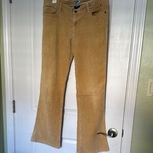 Ezekiel Tan Flare Wide Leg Corduroy Pants